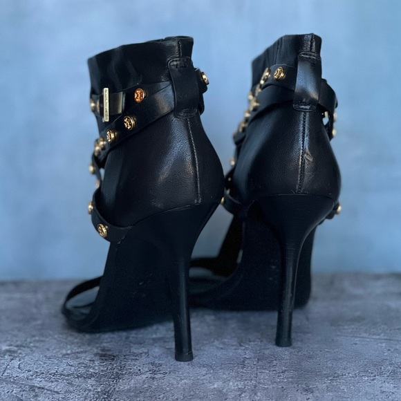 Tory Burch black studded leather booties - Picture 5 of 8